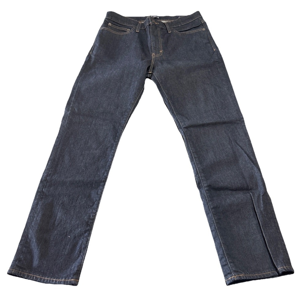 I Crew Mercantile Flex Slim Men's 33 x 32‎ Dark Wash Blue Jeans